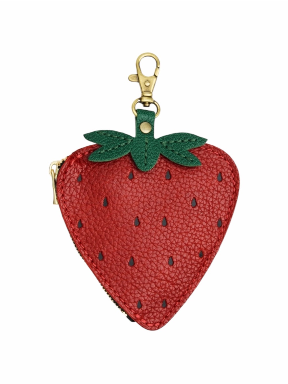 PORTLAND LEATHER Fruit Pouch Strawberry